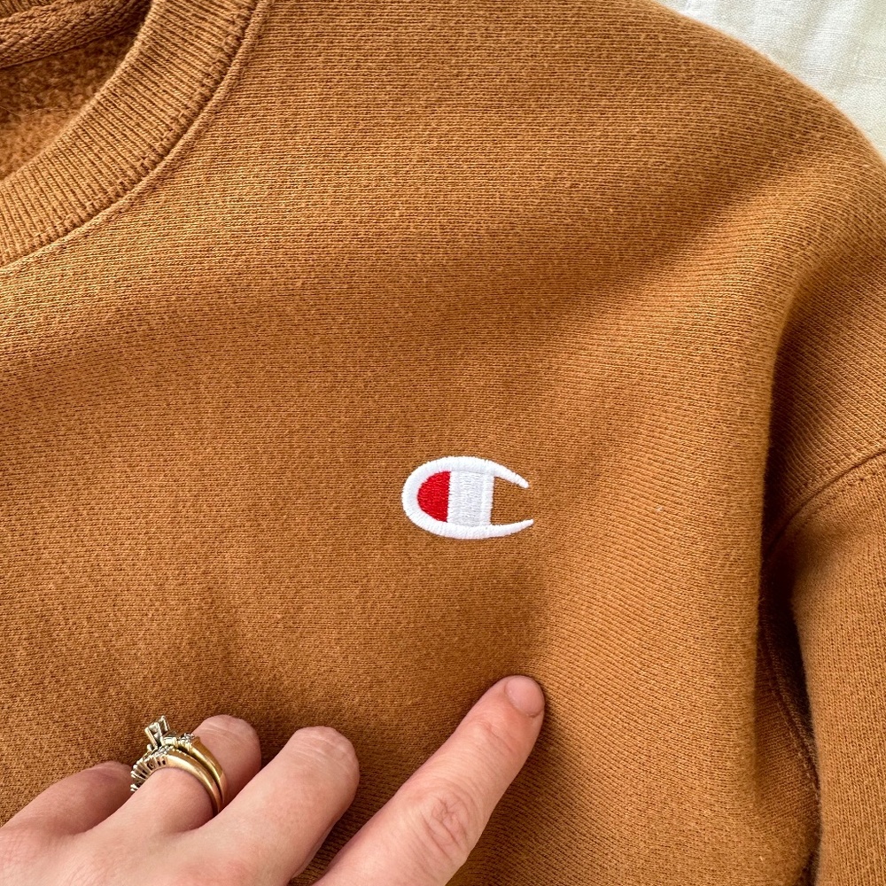 Burnt Orange Champion Crewneck - Picture 4 of 6